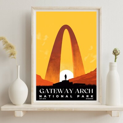 Gateway Arch National Park Poster, Travel Art, Office Poster, Home Decor | S3 - image6
